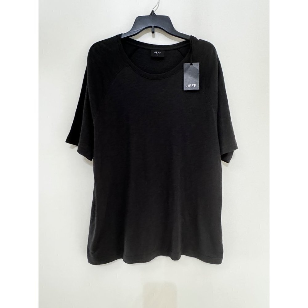 JEFF T-Shirt Men’s large Soft Pima Cotton Crew Neck Short Sleeve